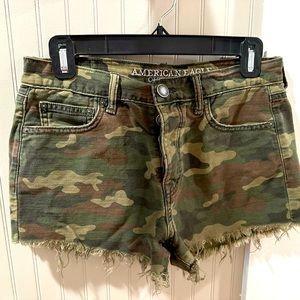 Camo high waisted shirts
